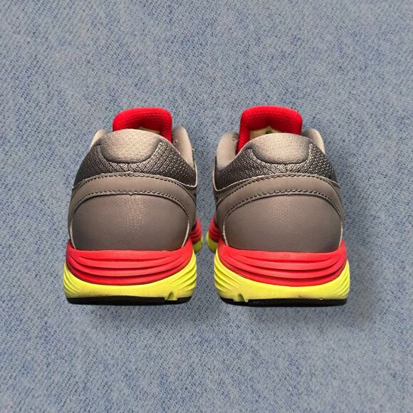 Nike Dual Fusion Run 2 Gray/ Yellow Neon Running Shoes - Men’s Size 9 - Picture 4 of 7